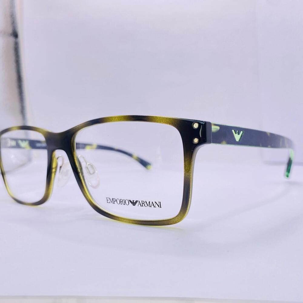 Emporio Armani Eyeglasses EA 3114 5026 53 [] 17 145 Green Tortoise Authentic